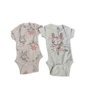 2 Piece Baby Girls Bunny Ballerina ® Bodys.          Suite
